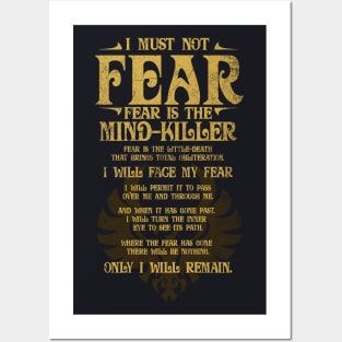 Fear is the Mind Killer Posters and Art